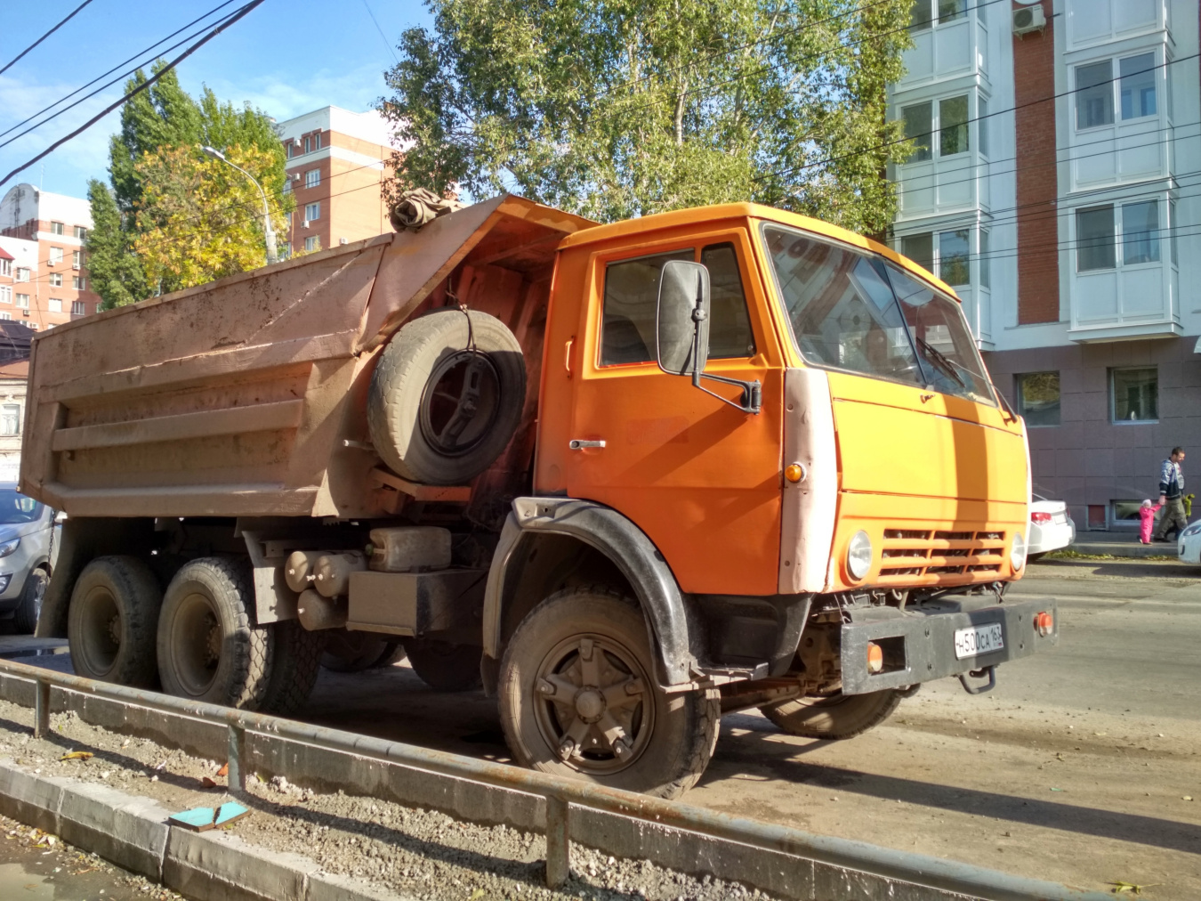 Самосвал КамАЗ-5511. г. Самара, ул. Водников