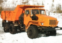 Самосвал Урал-55571-30 #С 414 АН 74. Место съёмки неизвестно