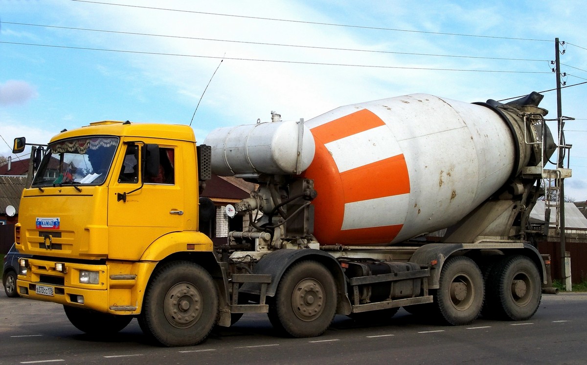 Автобетоносмеситель 58140Z (ABS-10A)  на шасси КамАЗ-65201  #В 373 СС 178. Россия, Брянская область, Сураж