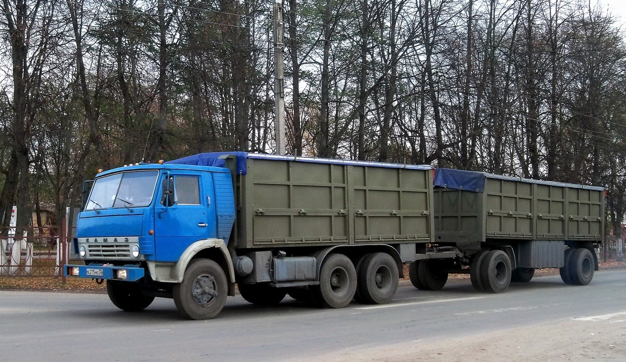 Автопоезд в составе КамАЗ-5320 с прицепом ГКБ-8352 #А 275 МС 32. Россия, Брянская область, Унеча