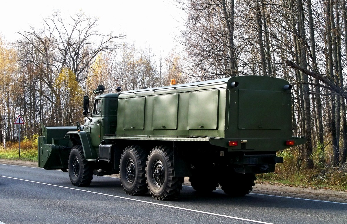 Шнекороторный снегоочиститель ДЭ-226 (Амкодор-9531) на шасси Урал-4320*. Россия, Смоленская область, Шумячский район