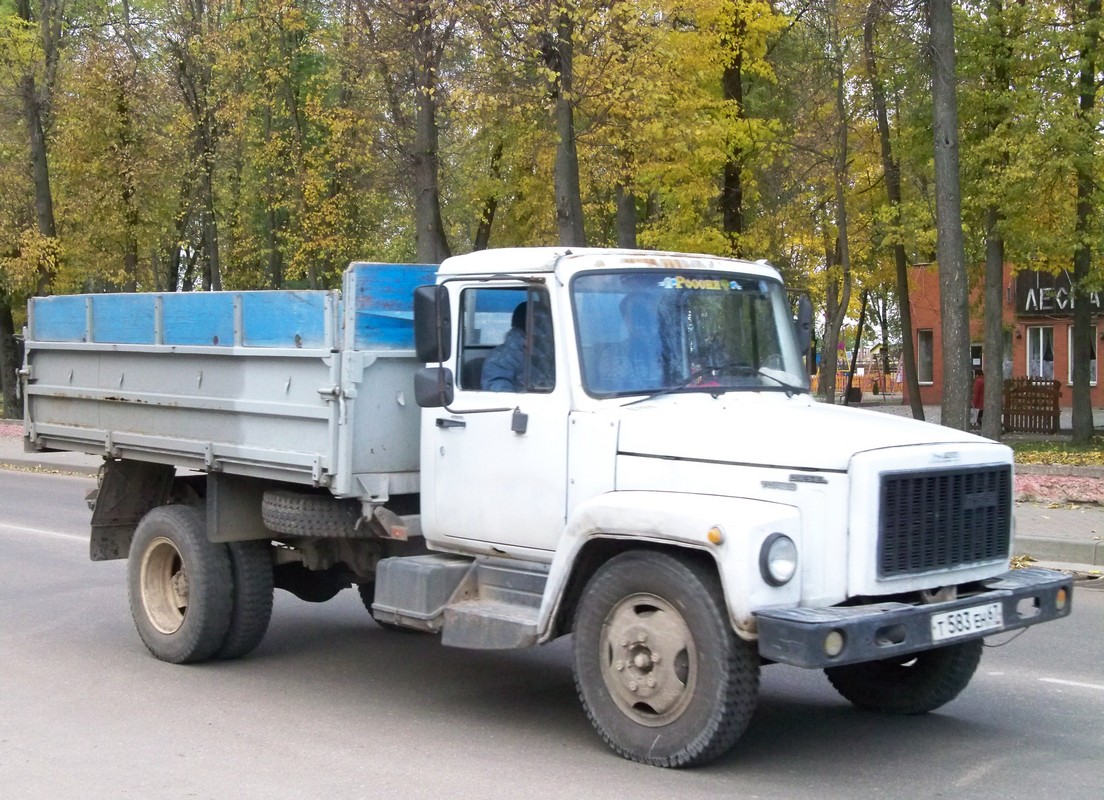 Самосвал ГАЗ-САЗ-3507-01 #Т 583 ЕН 67. Россия, Смоленская область, Рославль
