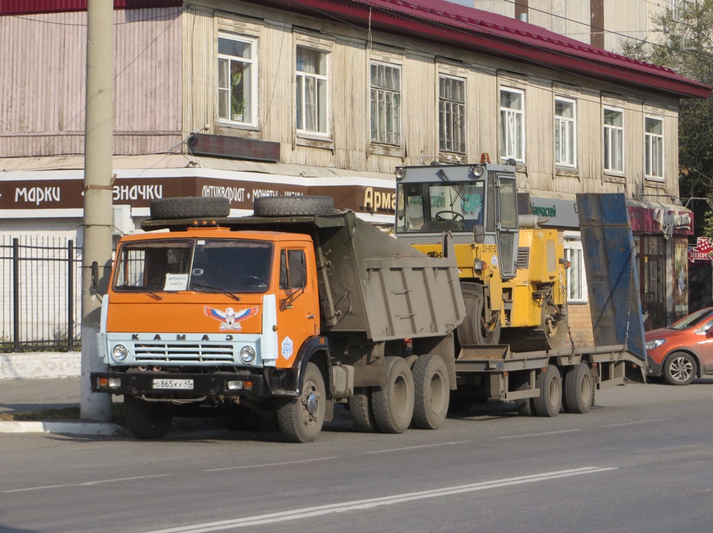 Самосвал КамАЗ-5511 #О 865 КУ 45.  Курган, улица Куйбышева 