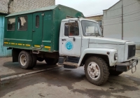 вахтовка на шасси ГАЗ-3307 #о081тв163. г. Самара, ул. Больничная