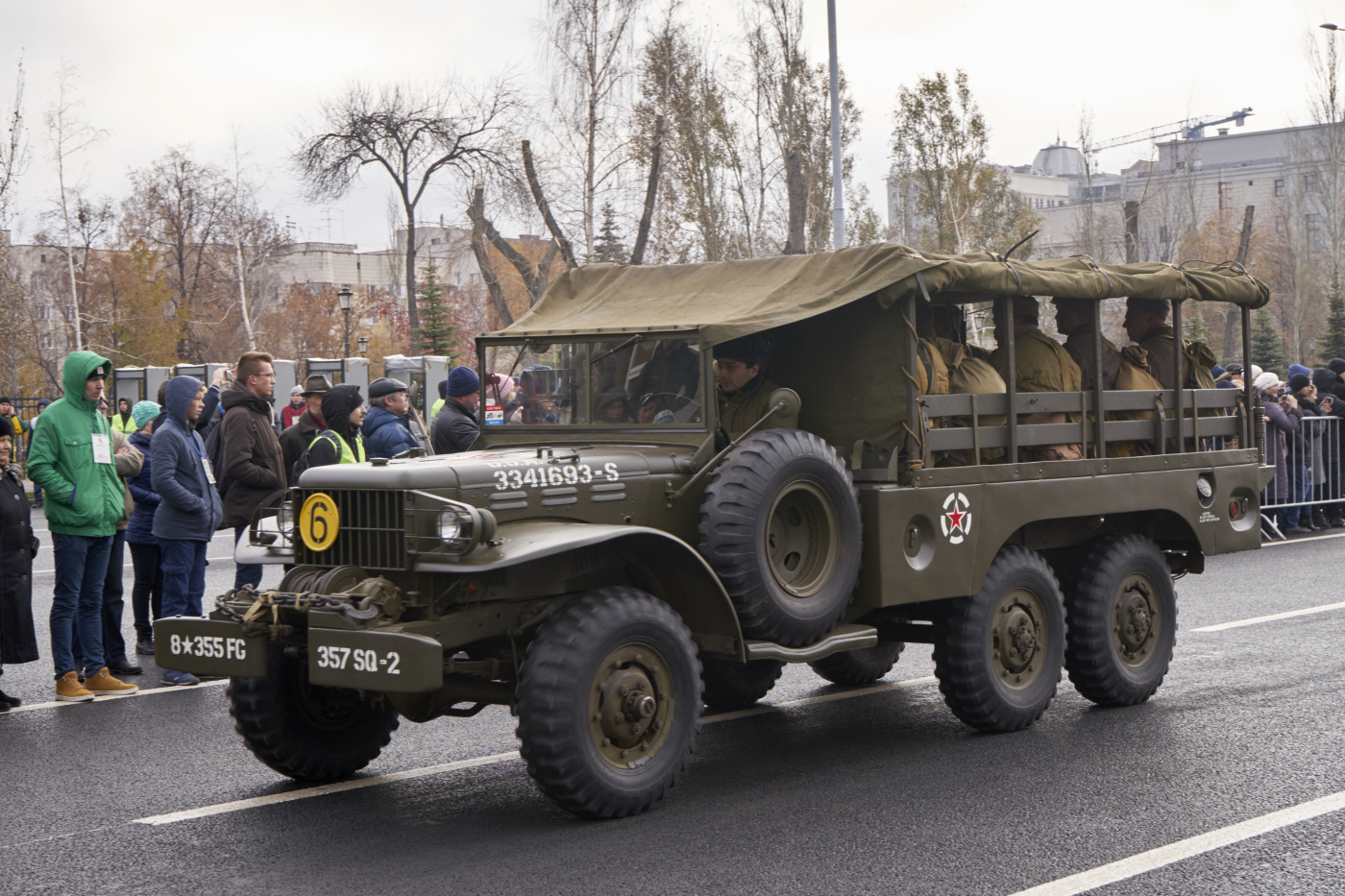 Грузовой автомобиль Dodge WC-63. г. Самара, площадь Куйбышева