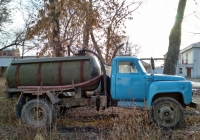 Вакуумная машина АНМ-53 на шасси ГАЗ-53-14. г. Самара, ул. М. Горького