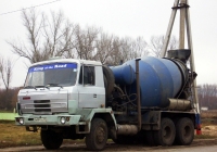Бетоносмеситель на шасси Tatra T815 # М 991 УС 31. Белгородская область, Красногвардейский район, с. Засосна
