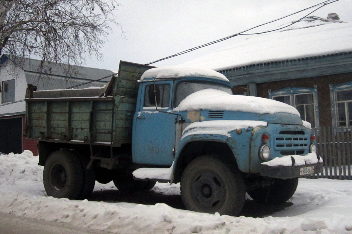 Самосвал ЗИЛ-ММЗ-4502 #Н 982 ОА 74 . Свердловская область, Тугулым, Школьная улица