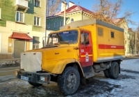 Автомобиль аварийной службы на шасси ЗиЛ-433362 #К 091 СТ 63. г. Самара, ул. Чернореченская