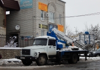 Автовышка ВИПО-24-01 на шасси ГАЗ-3309 # О 802 СР 31. Белгородская область, г. Алексеевка, ул. Старых Большевиков