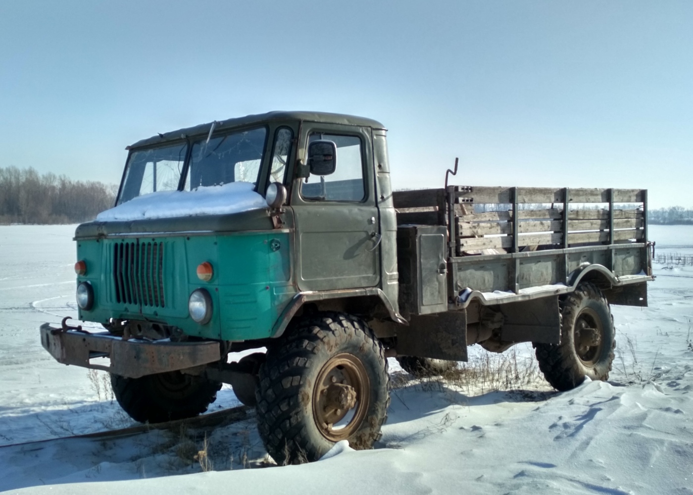 ГАЗ-66. Самарская обл., с. Рождествено, ул. Лесной кордон