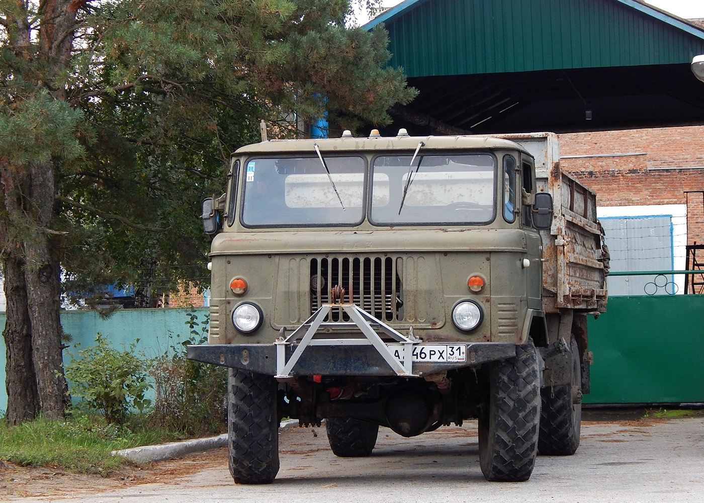 Самосвал ГАЗ-САЗ-3511 # А 246 РХ 31. Белгородская область, Новооскольский район, с. Подольхи