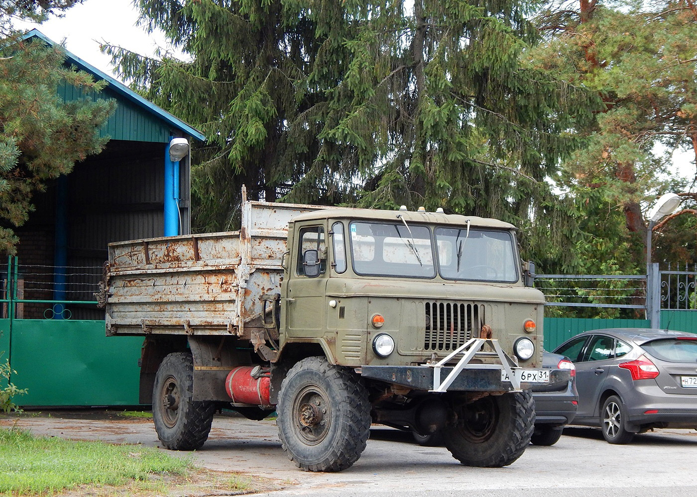 Самосвал ГАЗ-САЗ-3511 # А 246 РХ 31. Белгородская область, Новооскольский район, с. Подольхи