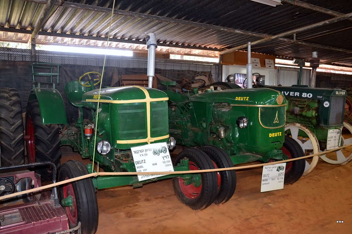 Тракторa Deutz . Израиль, Эйн-Веред, тракторный музей