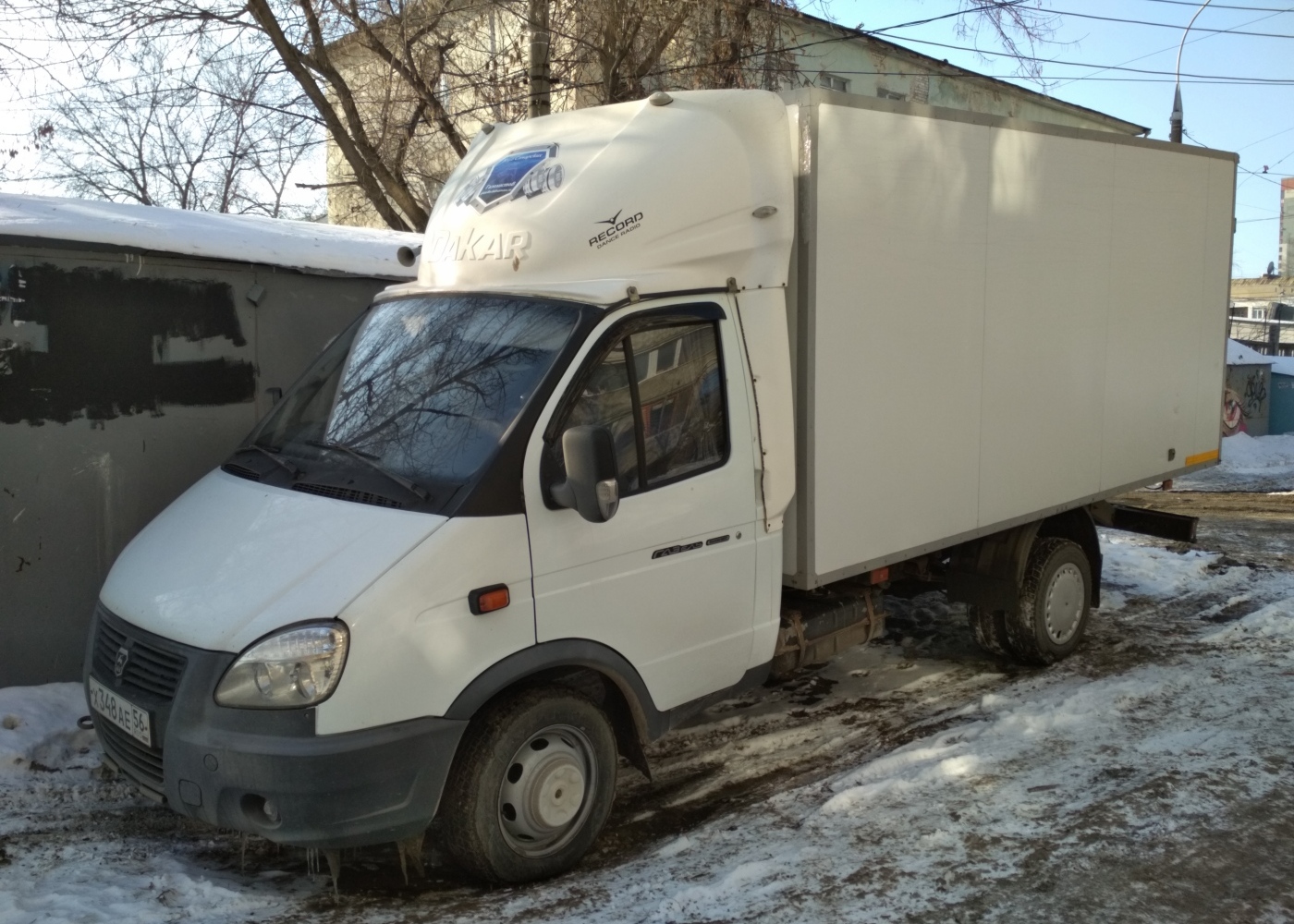 Фургон 172462 на шасси ГАЗ-330202 #Х 348 АЕ 56. г. Самара, ул. Владимирская