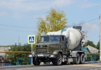Бетоносмеситель на шасси КрАЗ # Р 097 ХУ 31. Белгородская область, Алексеевский район, с. Гарбузово