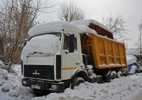 Неисправный самосвал МАЗ-5516 #С 488 ТУ 197 . Москва, Коптевская улица 