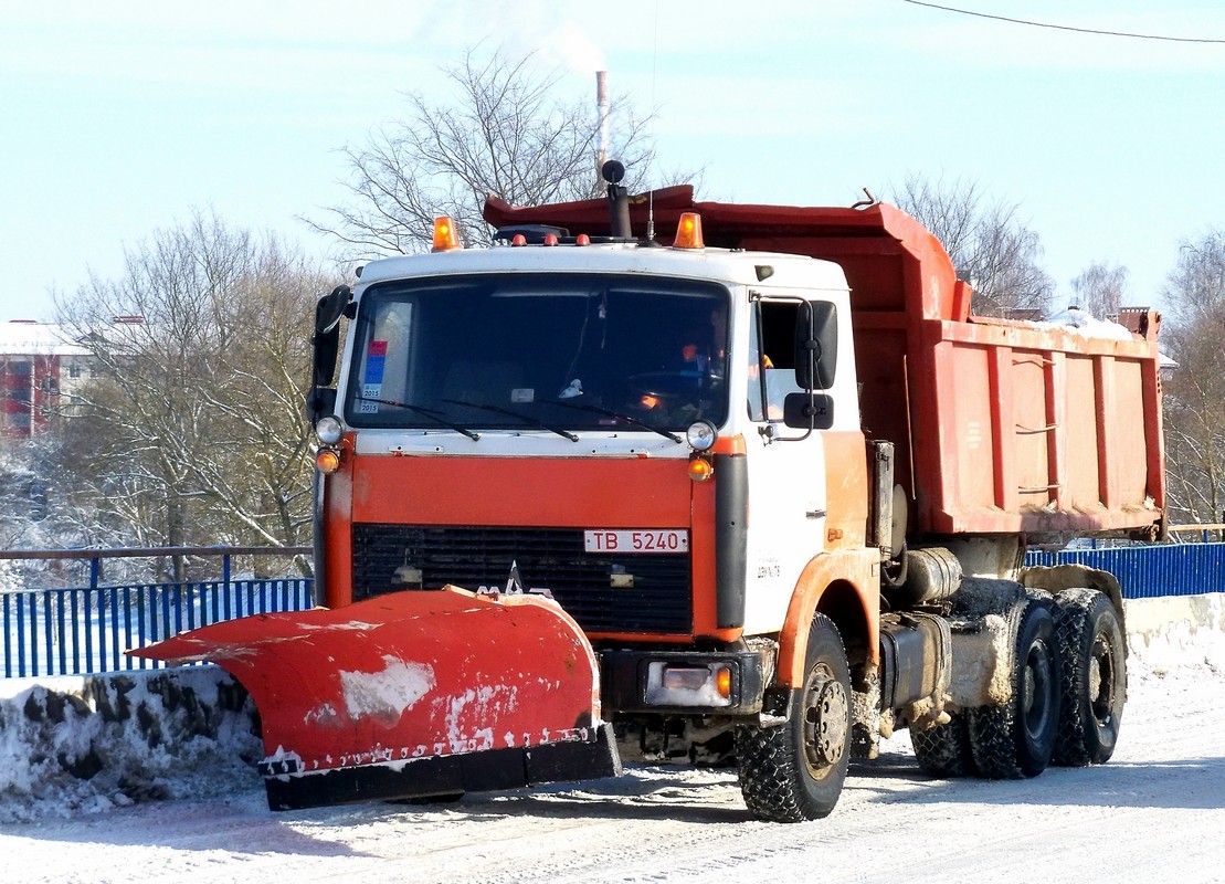 Машина МКДУ-4 на базе самосвала МАЗ-551605 #ТВ 5240. Беларусь, Могилёвская область, Хотимск