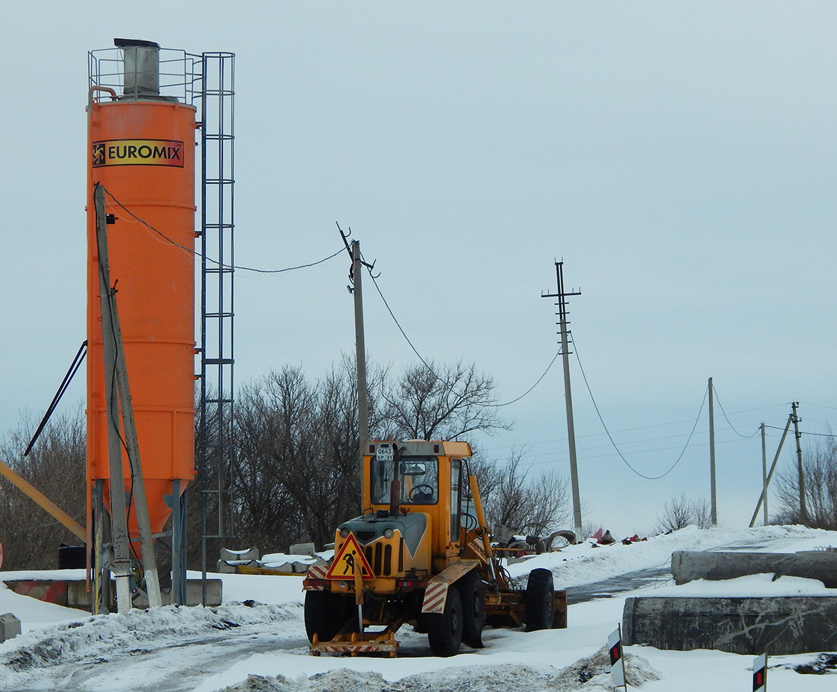 Автогрейдер ДЗ-122Б #0643 ЕР 31. Белгородская область, Новооскольский район, с. Новомихайловка