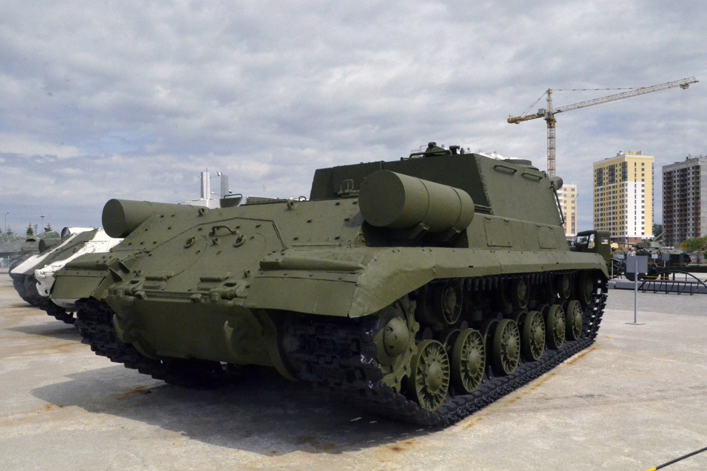 152-мм САУ ИСУ-152К. Свердловская область, Верхняя Пышма, музей "Боевая Слава Урала"