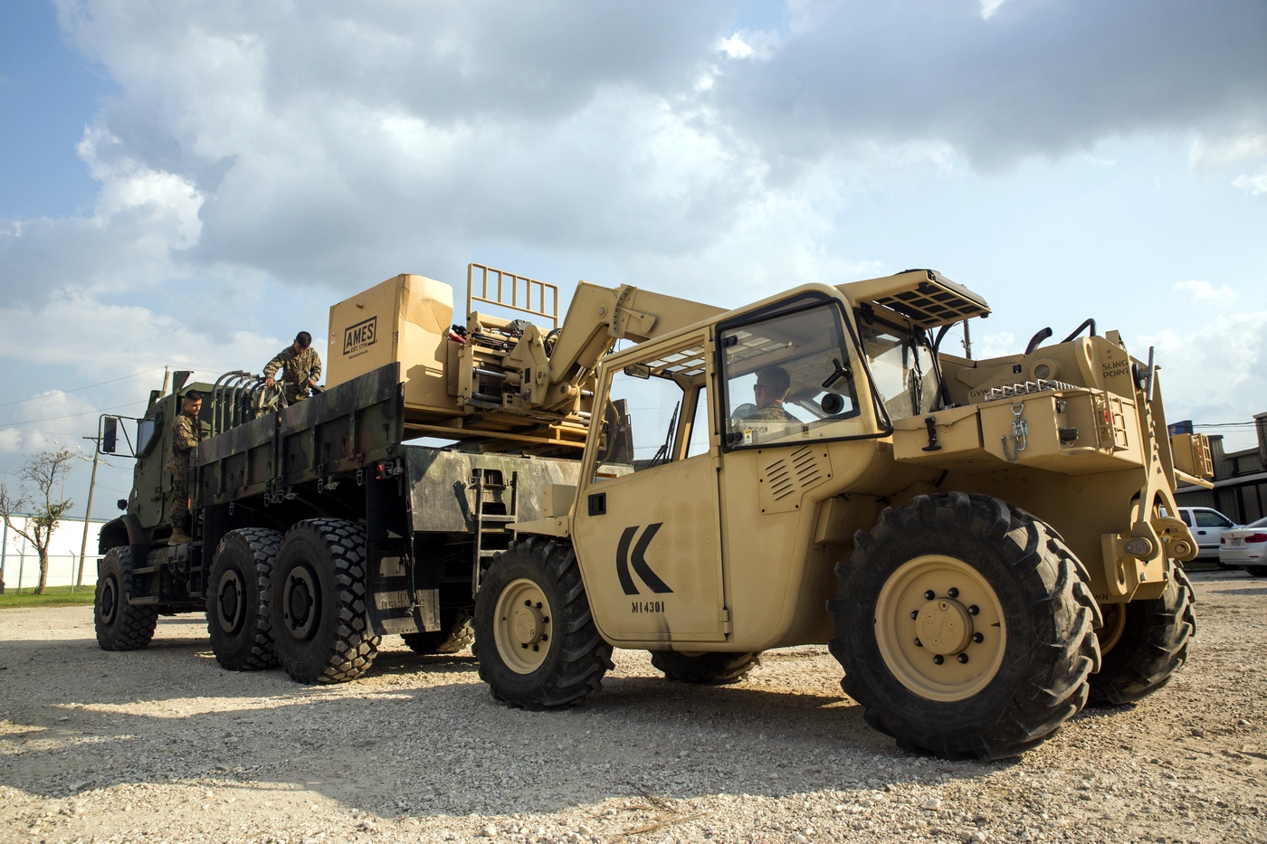 Вилочный погрузчик Kalmar RT-022 (LCRTF) #M14301 США, Техас, Бомонт . Бомонт, США