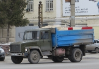 Самосвал ГАЗ-САЗ-3507 на шасси ГАЗ-3307 #Х 411 МА 45.  Курган, улица Куйбышева 