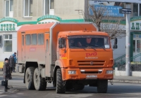 Вахтовый автобус КС2В1 на шасси КамАЗ-43118 #Х 352 КУ 45. Курган, улица Ленина