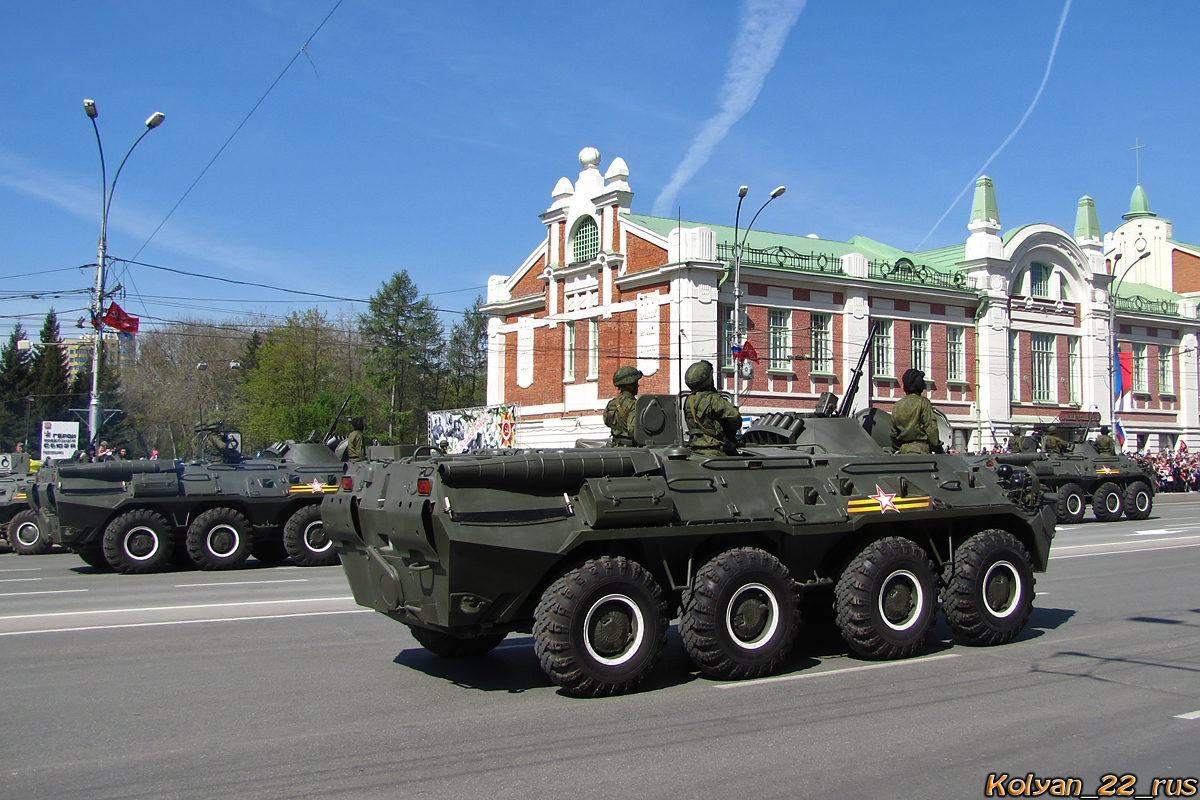 БТР-80. Новосибирск, Красный проспект