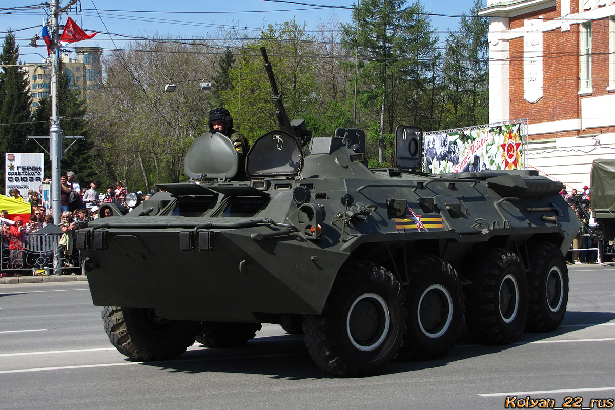 БТР-80. Новосибирск, Красный проспект