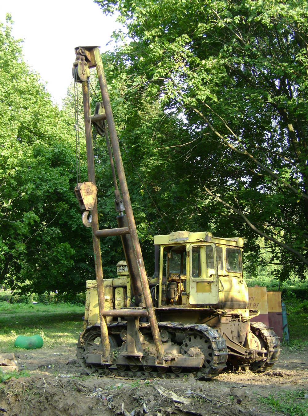 Трубоукладчик ТГ-123К. г. Рязань, ул. Братиславская