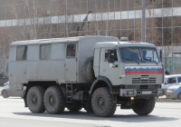 Вахтовый автобус НефАЗ-42111 на шасси КамАЗ-43114 #А 619 ХС 74. Курган, улица Ленина