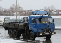 Бортовой грузовик с КМУ на шасси КамАЗ-53215 #О 645 КХ 45.  Курган, улица Климова