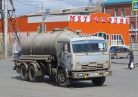 Вакуумная цистерна типа МВ-10 на шасси КамАЗ-53215 #М 988 КУ 45.  Курган, улица Бурова-Петрова