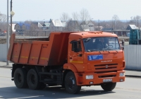 Самосвал КамАЗ-45147 на шасси КамАЗ-65115-6058-19 #Е 844 МЕ 45. Курган, улица Климова