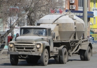 Седельный тягач ЗиЛ-441510 #Т 203 ЕМ 45 с полуприцепом К4-АМГ. Курган, улица Куйбышева 