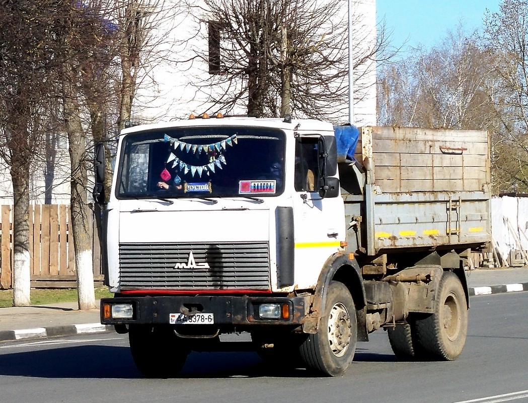 Самосвал МАЗ-5551  #АА 9378-6. Беларусь, Могилёвская область, Кричев