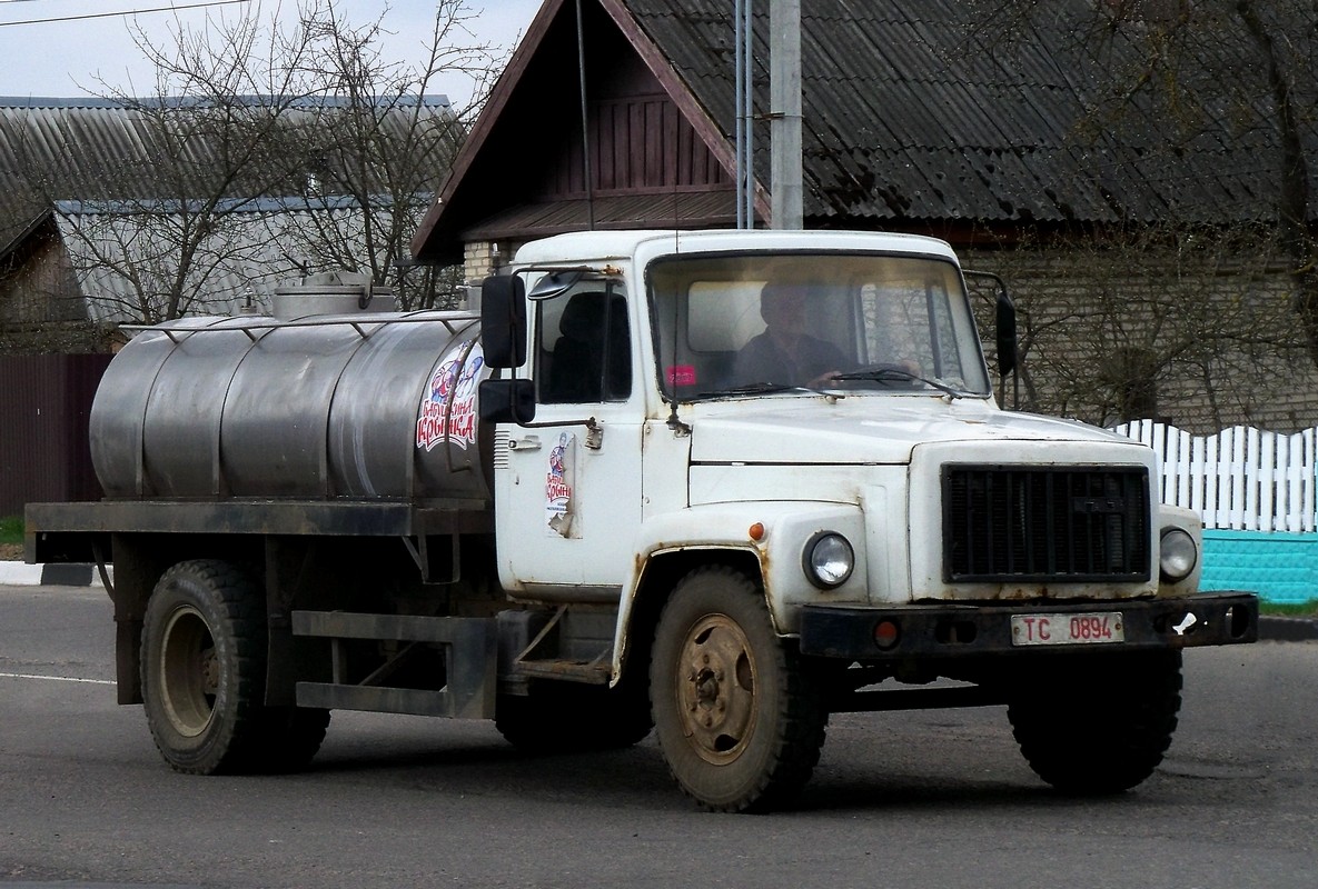Автоцистерна на шасси ГАЗ-3307 #ТС 0894. Беларусь, Могилёвская область, Краснополье