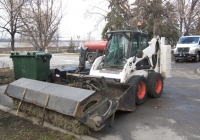 погрузчик Bobcat S175. г. Самара, набережная реки Волги