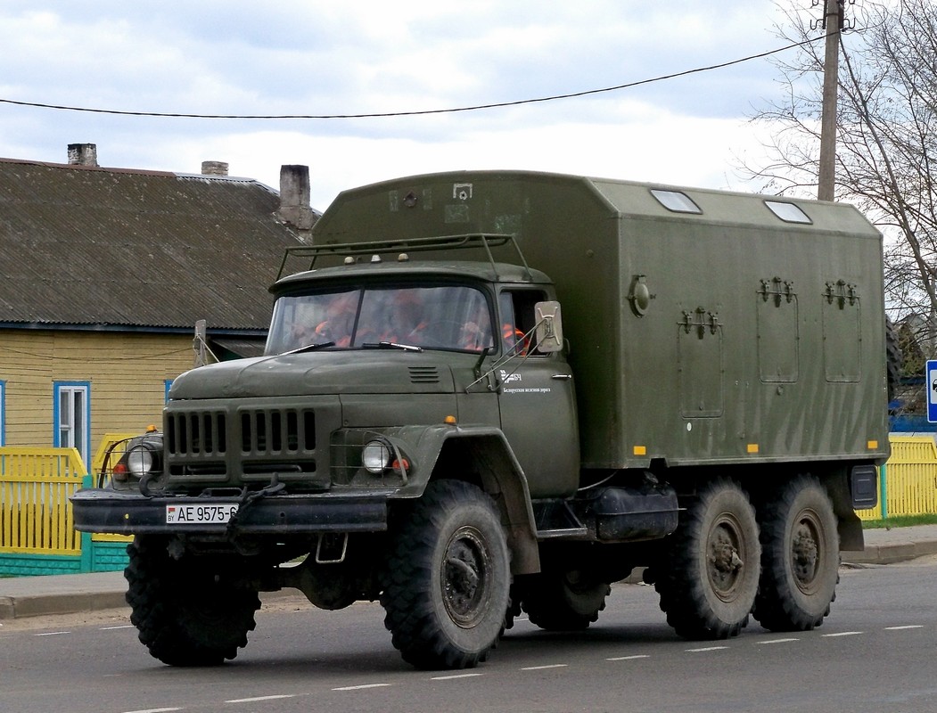 Автофургон на шасси ЗиЛ-131Н #АЕ 9575-6. Беларусь, Могилёвская область, Костюковичи