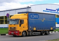 Тентованный фургон на шасси IVECO EuroStar* #АВ 5761-6. Беларусь, Могилёвская область, Костюковичи