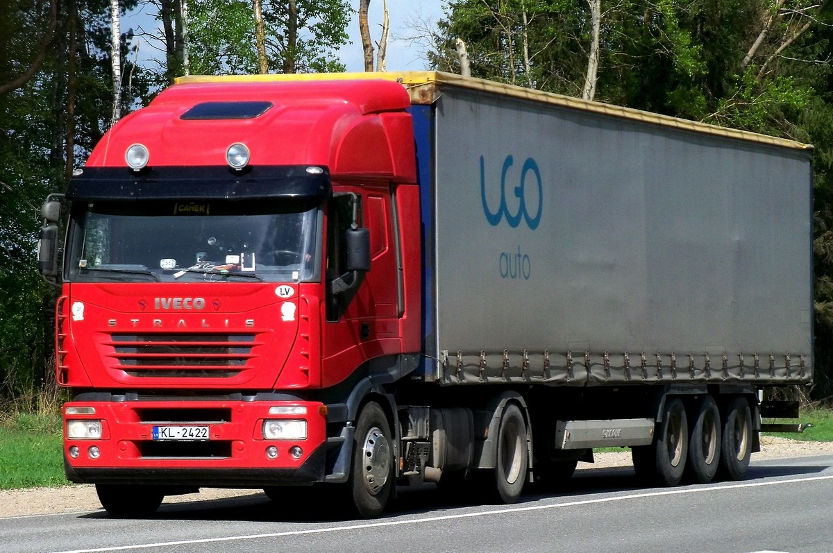 Седельный тягач IVECO Stralis  #KL 2422. Россия, Смоленская область, Шумячский район