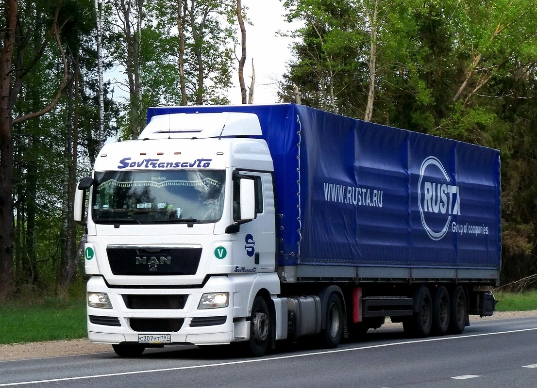Седельный тягач MAN TGX *  #C 307 НТ 197. Россия, Смоленская область, Шумячский район