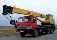 Автокран КС-4572 на шасси КамАЗ-53213  #ТЕ 2845. Беларусь, Могилёвская область, Костюковичский район