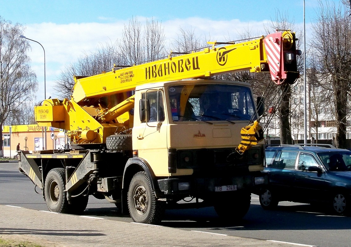 Автокран КС--3577-3-1 на шасси МАЗ-5337 #ТВ 2149. Беларусь, Могилёвская область, Кричев