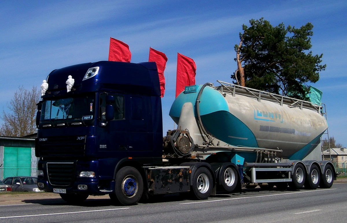 Седельный тягач DAF XF105 #AI 1476-6. Беларусь, Могилёвская область, Кричевский район, Красная Буда