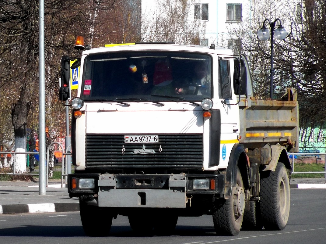 Самосвал МАЗ-5551 #АА 9737-6. Беларусь, Могилёвская область, Кричев