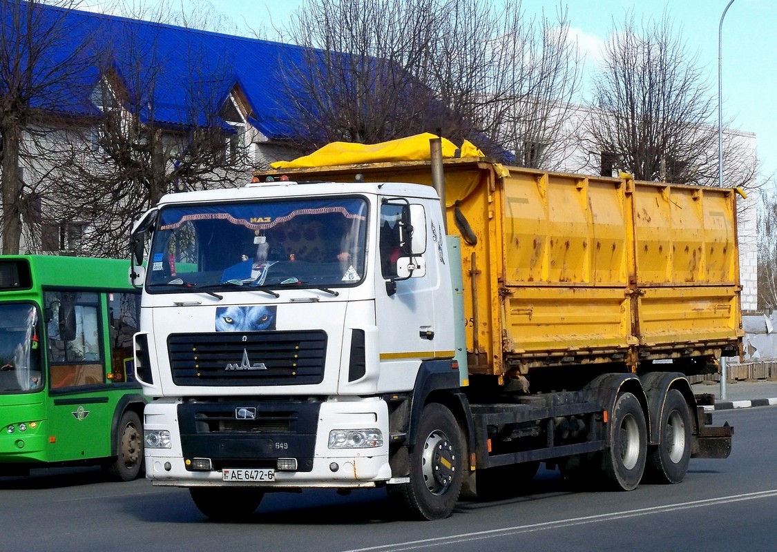 Самосвал МАЗ-6501 #АЕ 6472-6. Беларусь, Могилёвская область, Кричев