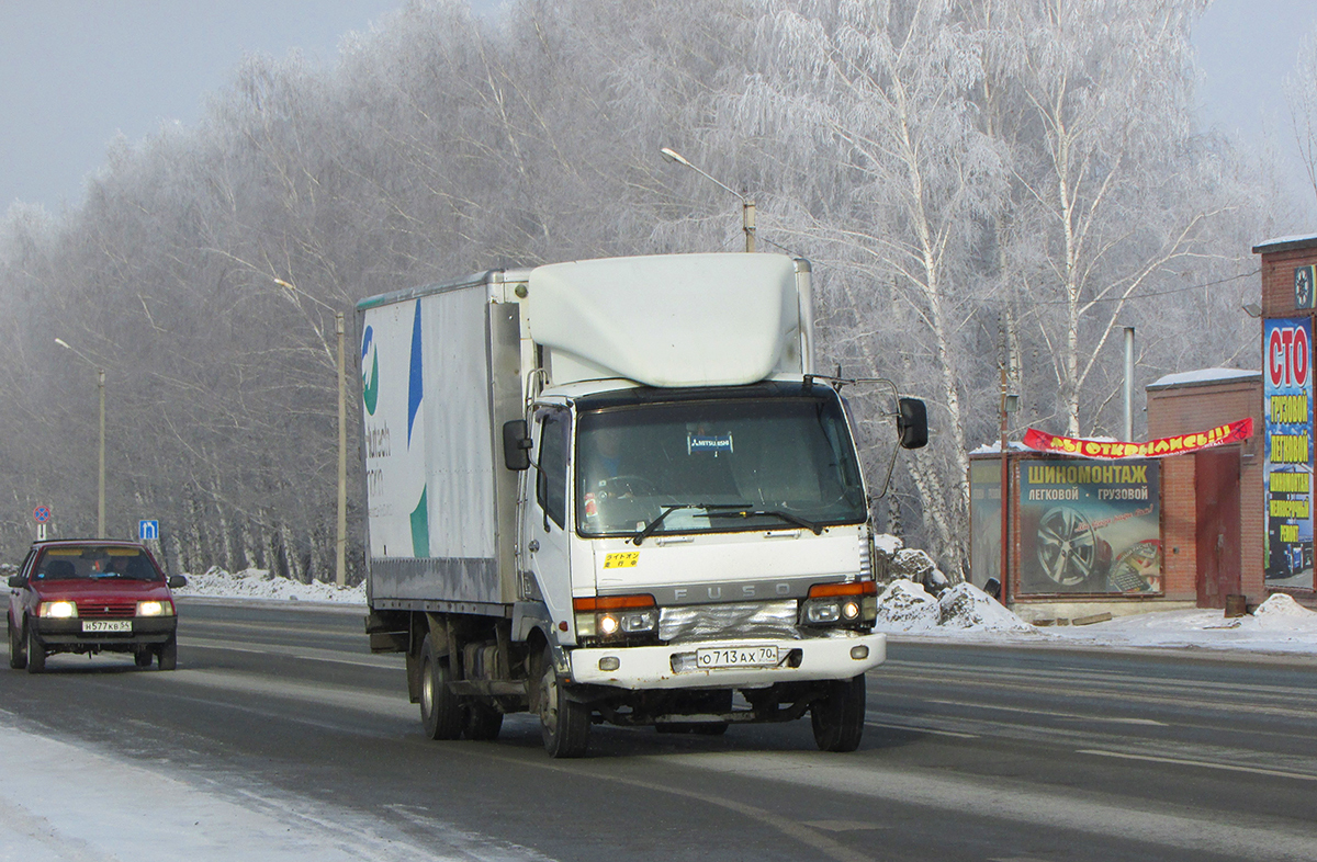 Фургон на шасси Mitsubishi Fuso Fighter #О 713 АХ 70. Новосибирская область, Бердск, Барнаульская улица