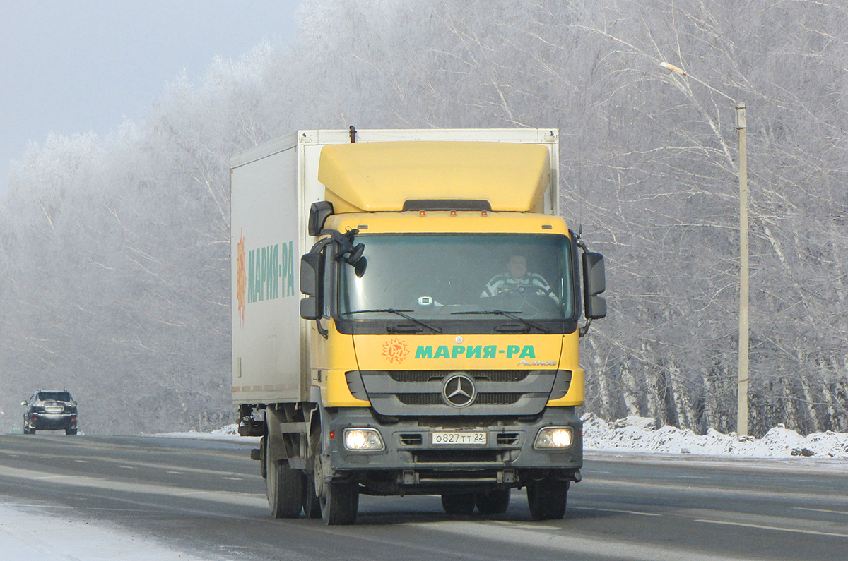 Изотермический фургон Купава 67MS00 на шасси Mercedes-Benz Actros 2541 #О 827 ТТ 22. Новосибирская область, Бердск, Барнаульская улица