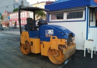 Дорожный каток. г. Самара,ул. М. Горького